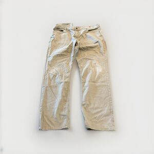 Red Ale by Alesbury Mens Brown Tan Corduroy Straight Leg Pants Size 40x32